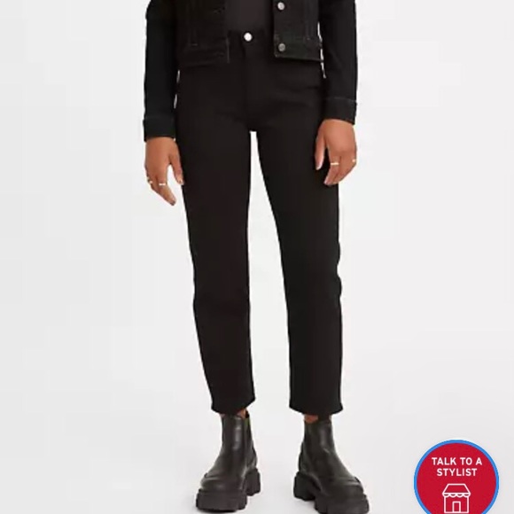 Levi's Denim - Wedgie Straight Levi’s Black Jeans